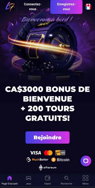 Lucky7even Casino sans Verification 2026